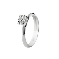 Ringe Bliss Dame Lumina in Weißgold Diamante 0.12 Ct 20073743-13 - 20073743-13